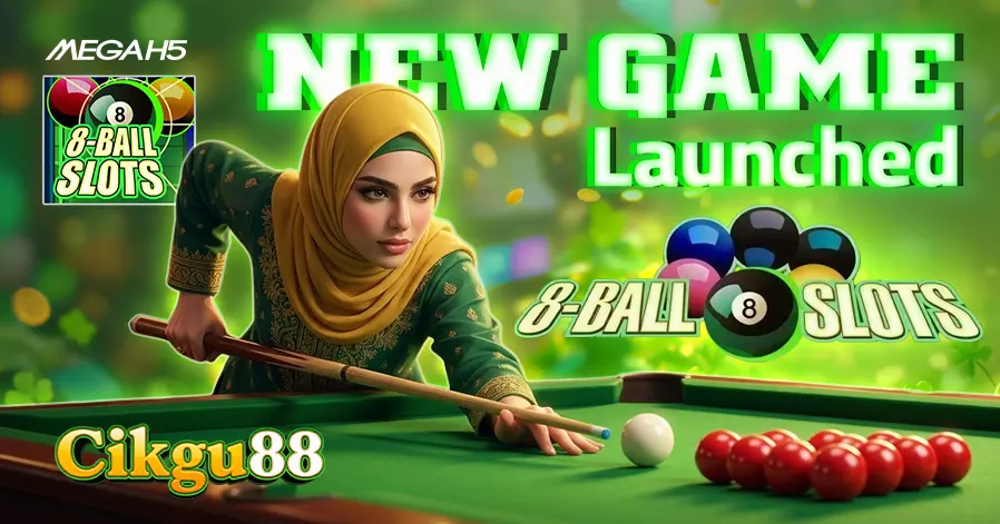 New 8-Ball Slots game launched.
